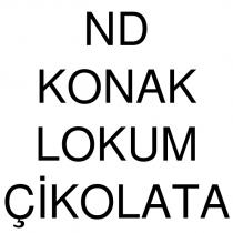 nd konak lokum çikolata