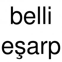 belli eşarp