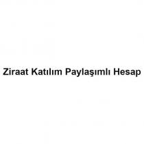 ziraat katılım paylaşımlı hesap