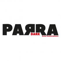 parra dark herbal hookah molasses