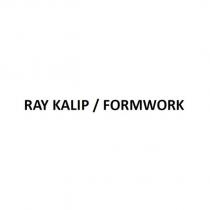 ray kalıp/formwork