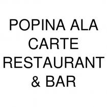 popına ala carte restaurant & bar