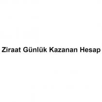 ziraat günlük kazanan hesap