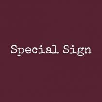 special sign