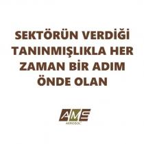 sektörün verdiği tanınmışlıkla her zaman bir adım önde olan ams aerosol