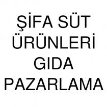 şifa süt ürünleri gıda pazarlama