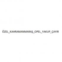özel_kahramanmaraş_opel_yakup_çayır