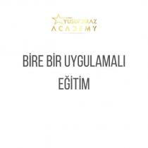 yusuf dıraz academy bire bir uygulamalı eğitim