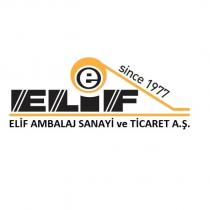 since 1977 elif ambalaj sanayi ve ticaret a.ş.