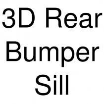 3d rear bumper sill