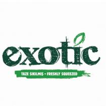 exotic taze sıkılmış freshly squeezed