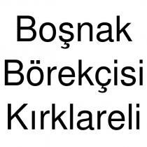 boşnak börekçisi kırklareli