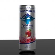 zero sugar no sweetener steinmineral sparkling fruit mineral water apple