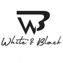 white & black