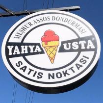 yahya usta meşhur assos dondurması satış noktası
