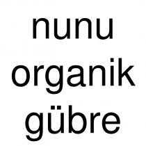 nunu organik gübre