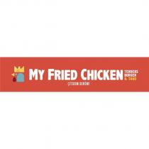 my fried chicken tenders&burger&tako çıtırım benim !