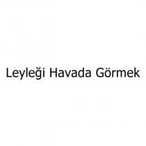 leyleği havada görmek