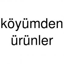 köyümden ürünler