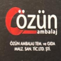 özün ambalaj tem. ve gıda malz. san. tic. ltd. şti.