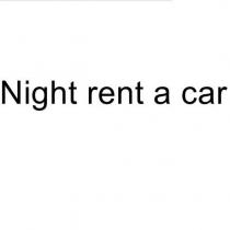 night rent a car