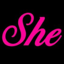 she