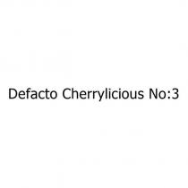 defacto cherrylicious no:3