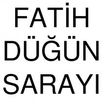 fatih düğün sarayı