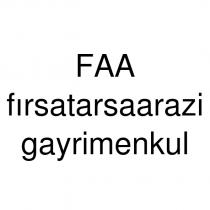 faa fırsatarsaarazi gayrimenkul