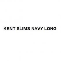 kent slims navy long