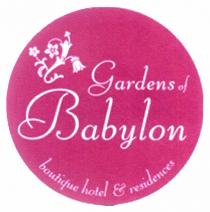 gardens of babylon şekil boutique hotel&residences