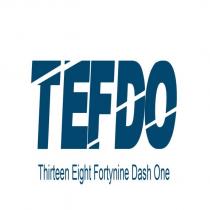 tefdo thirteen eight fortynine dash one