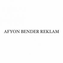 afyon bender reklam