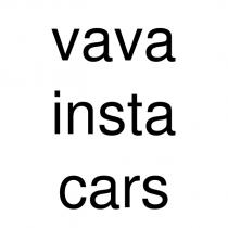 vava insta cars
