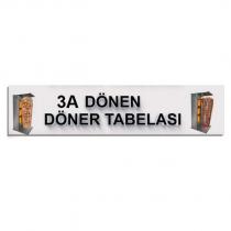 3a dönen döner tabelası