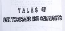 tales of one thousand and one nights