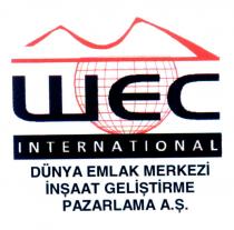 wec international dünya emlak merkezi inşaat geliştirme pazarlama a.ş.