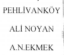 pehlivanköy ali noyan a.n.ekmek