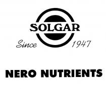 nero-nutrients solgar since 1947