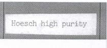hoesch high purity