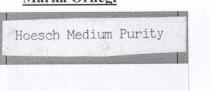 hoesch medium purity