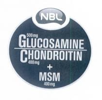 nbl glucosamine chondroitin + msm