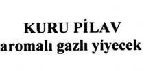 kuru pilav aromalı gazlı yiyecek