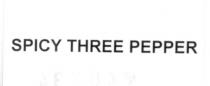 spicy three pepper