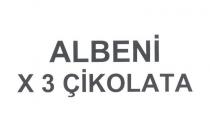 albeni x3 çikolata