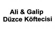 ali & galip düzce köftecisi