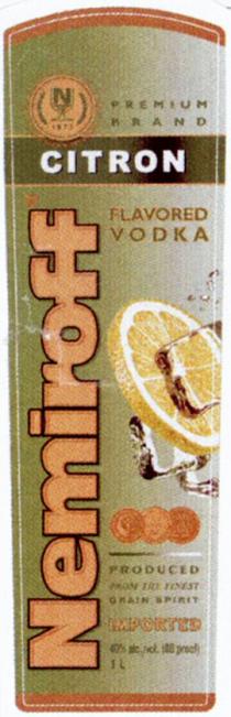 nemiroff citron flovored vodka