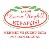 tarihi bursa heykel kebapçısı mehmet ve şükrü usta 1976'dan bugüne