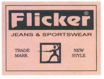 flicker jeans&sportwear trade mark new style