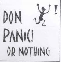 don panic or nothing